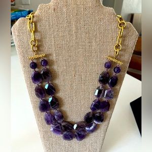 Genuine Amethyst necklace